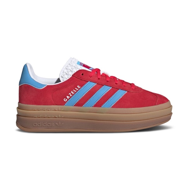 adidas Shoes - adidas Gazelle Red and Blue Sneakers